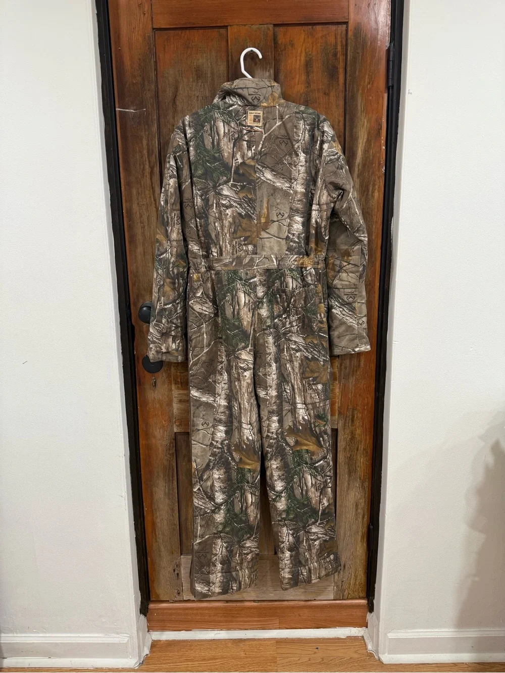 RedHead Kids Camo One-Piece Bodysuit in Brown and Green